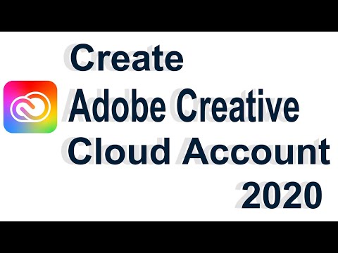 How to Create Adobe Creative Cloud Account 2020