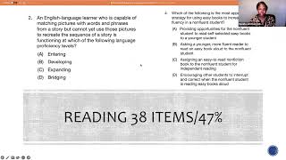 Praxis 5002 Elementary Reading and Language Arts with Dr. Monifa Johnson, Fall 2022