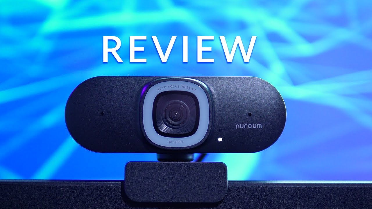 Nuroum V32AFL 4K Webcam Review - YouTube