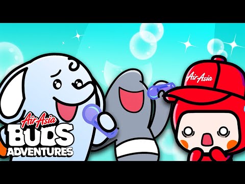 Fun Karaoke Night in Tokyo! + More | AirAsia Buds Adventures ✈️🌏 Fun Cartoons for Kids
