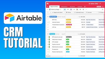 Airtable CRM Tutorial - How To Use CRM In Airtable For Beginners - Airtable for Sales