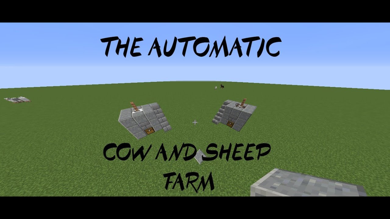EASY COW FARM TUTORIAL!!!! JAVA MINECRAFT 1.15 AND ABOVE SMALL