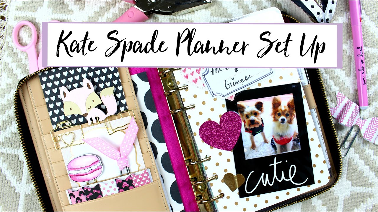 How I Set Up My Kate Spade Wellesley Planner | BelindasLife