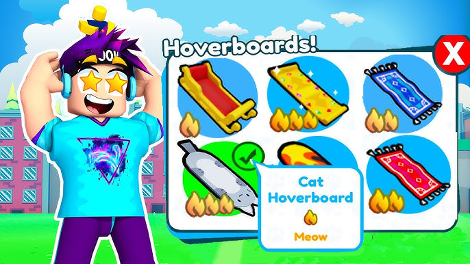 😲 I Got the CAT HOVERBOARD in Pet Simulator X! 