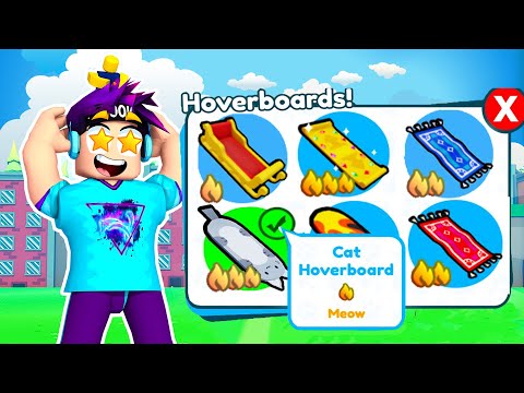 All hoverboards in Pet Simulator X (HOW TO GET EVERY HOVERBOARD) 