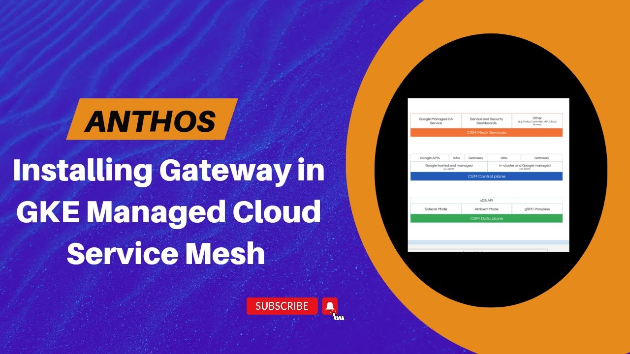 13. Installing Gateway in GKE Managed Cloud Service Mesh - YouTube