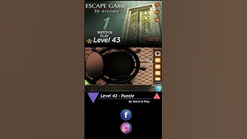 Escape game : 50 rooms 1 | Level 43 | Puzzle