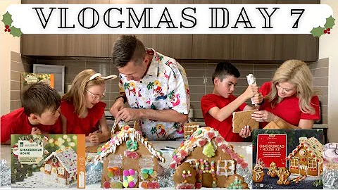 Making Woolworths & Coles Gingerbread Houses! | Vlogmas Day #7