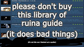 please don't buy this library of ruina guide【pm stuff】