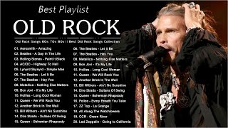 Old Rock Songs Of Collection | AC/DC, Aerosmith, Bon Jovi, The Who, The Hollies...