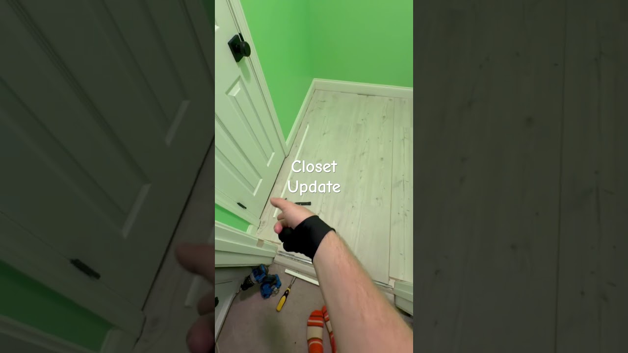 Closet Updates are now on hold||#renovation #closet #update