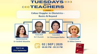 Season 2 Tuesdays with Teachers | Color Doppler in Obstetrics - PART 1