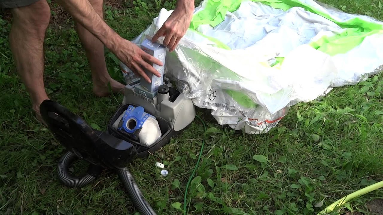 How To Inflate A Pool With A Vacuum