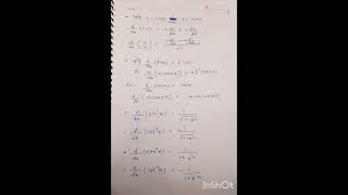 Differentiation Formula Class 12 Maths