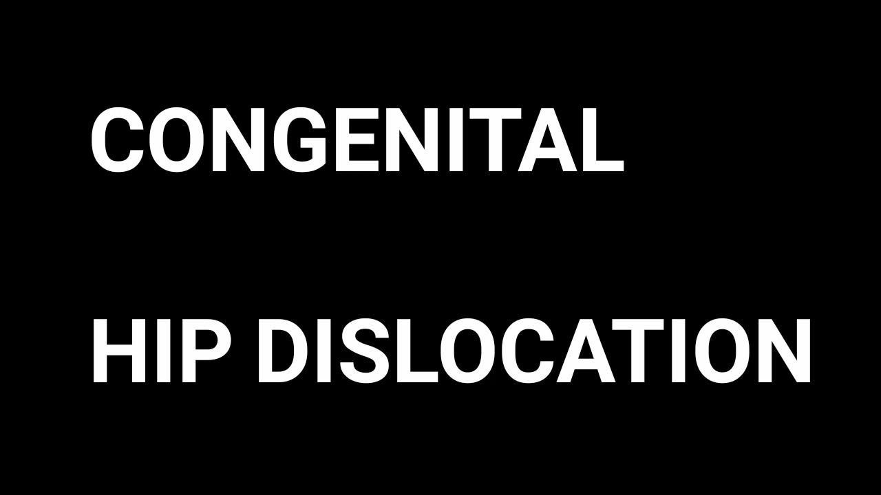 Barlow's Test & Ortolani's Test Congenital Hip Dislocation