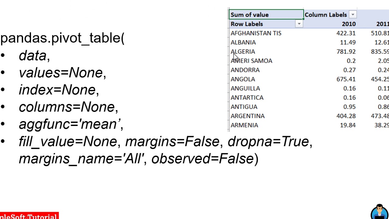 Python Create Pivot Table In Excel