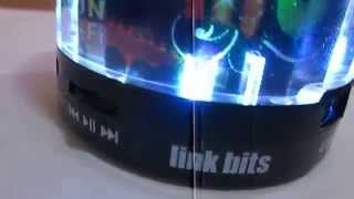 Bocina Recargable con Luz Link Bits MS-106 AVA