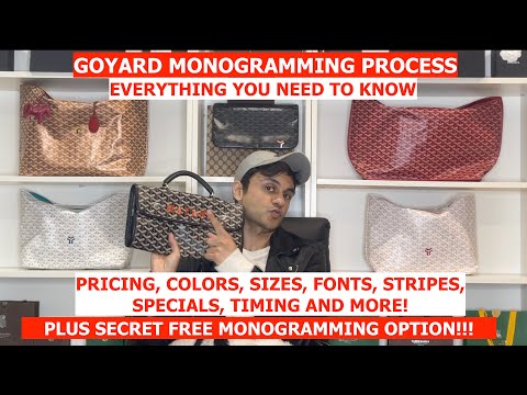 Goyard Personalization FAIL! 