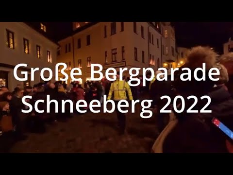 Lichtelfest 2022 Schneeberg Großer Bergmannsumzug🚨🌲🚨