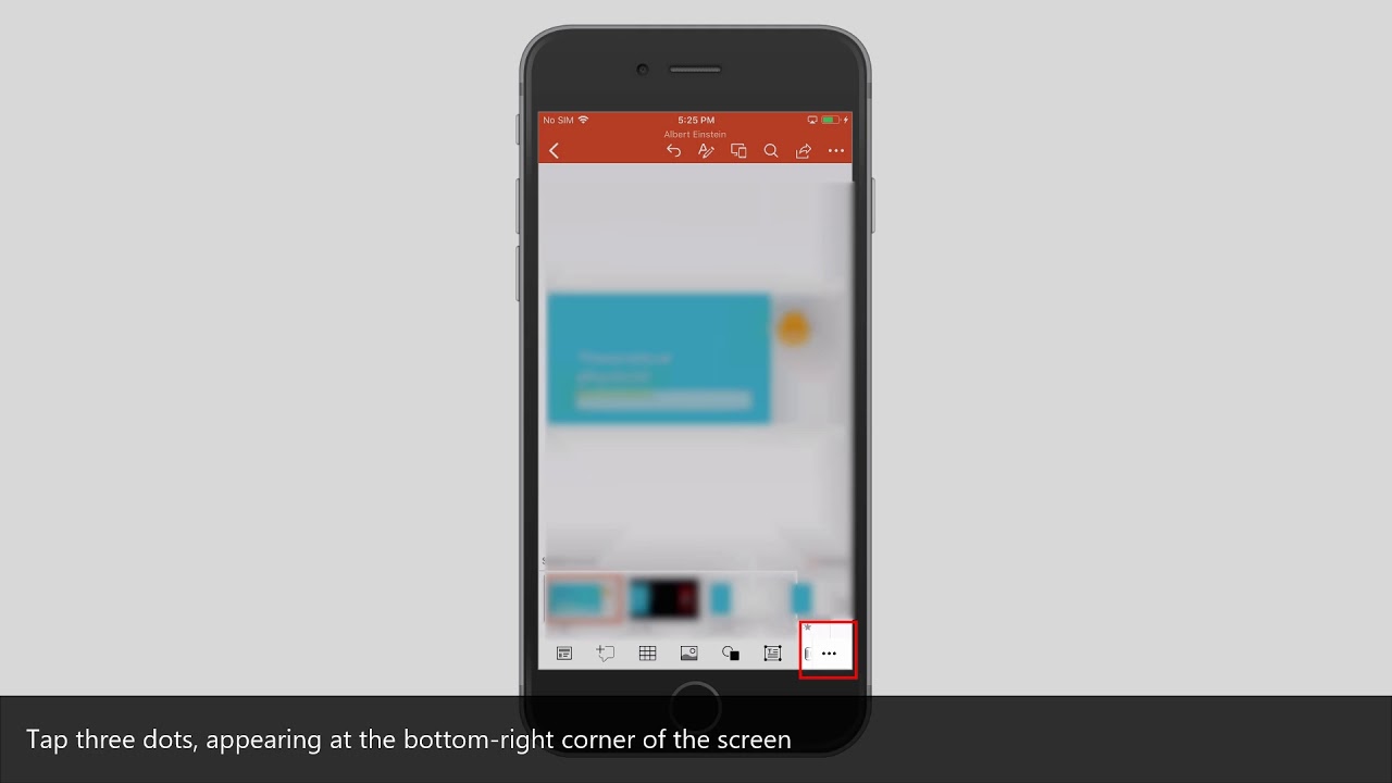 how to do a powerpoint presentation on iphone