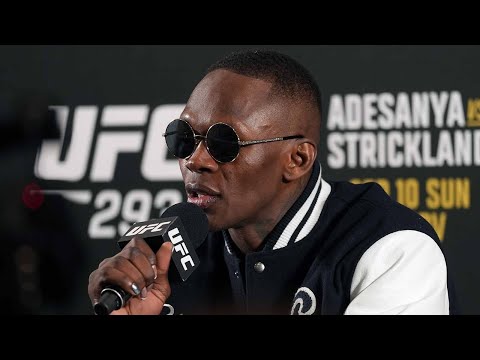 Israel Adesanya Refuses to Answer Questions at UFC 293 Press Conference