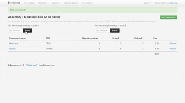Bill of Material / Assemblies for Shopify
