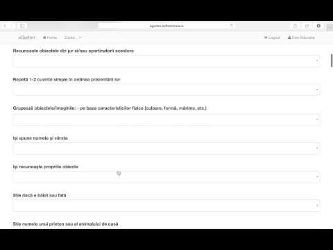 eGarten - Demo Educatie - Completare Fise
