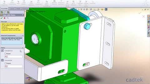 SolidWorks 2010 - Copy with Mates (Hints & Tips Series)