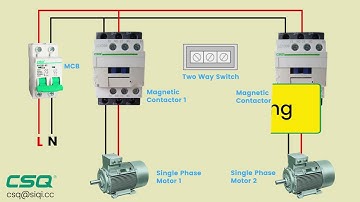How to Run Two Motor in Two Way Switch?