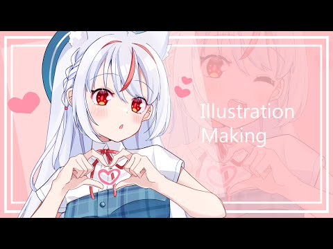 イラストメイキング-100人記念イラスト-【Illustration Making】