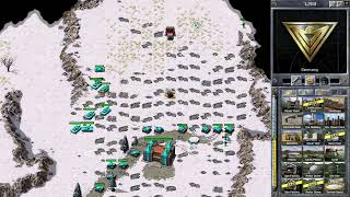 Command &amp; Conquer Remastered 1vs7 AI Hard ( Map : Pip's Ice Tea )