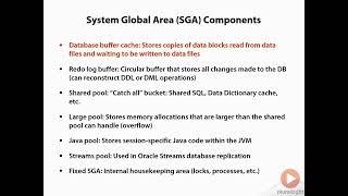 01 07 Oracle Database 12c Memory Structures