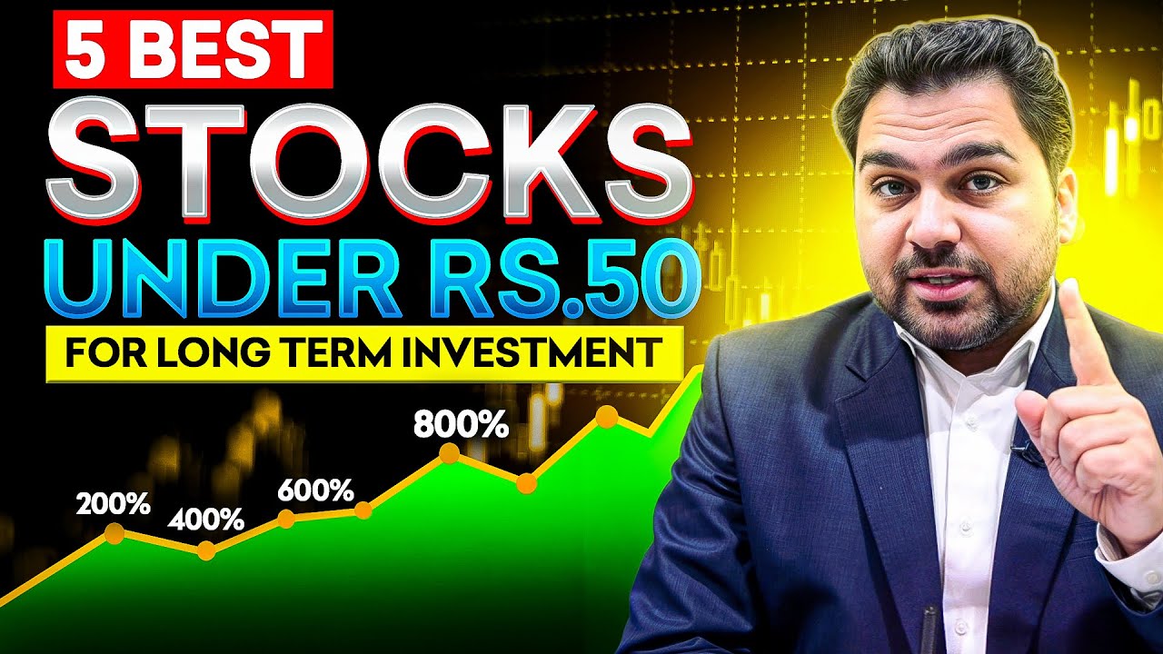 5 Best Stocks under Rs50 for Long Term Investment - YouTube