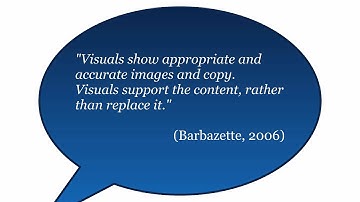 Intro. to Presentation Design - Training Through Audio Visuals