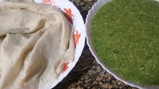 اكلات سودانيه/ملاح الباميه المفروكه بالشمار الأخضر (الشبت) من المطبخ السوداني