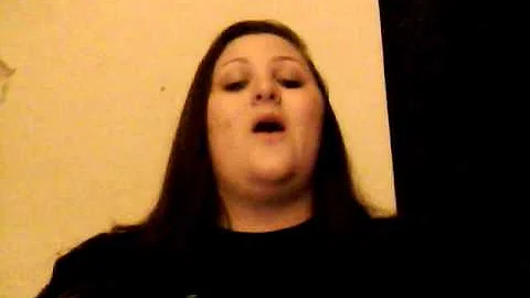 Randa Freeman singing to Breakaway by Kelly Clarkson