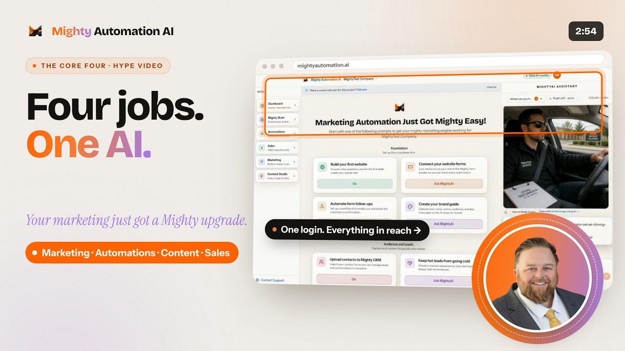 Four Jobs, One AI: The All-in-One AI Marketing System for Small Business (Official Video) — video thumbnail
