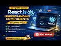 React JS Tutorial Lecture 03 | Components Reactjs | JSX File | Functional Component |Fragments react