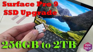 How to Upgrade Surface Pro 9 Storage - From 256GB to 2TB - WD SN740