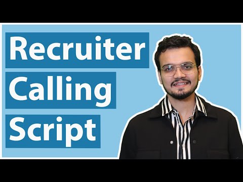 HR Recruiter Calling Script | Excel Sheet Sample | Candidate | Recruiter Training