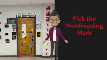 Pick the Proofreading Mark Intro