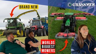 WORLDS BIGGEST MOWER, A NEW HARVESTER WITH NO AD BLUE AND A MERGER BARN SILAGE FIRST CUT 2023