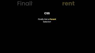 CSS Finally Has a Parent Selector! Meet :has()