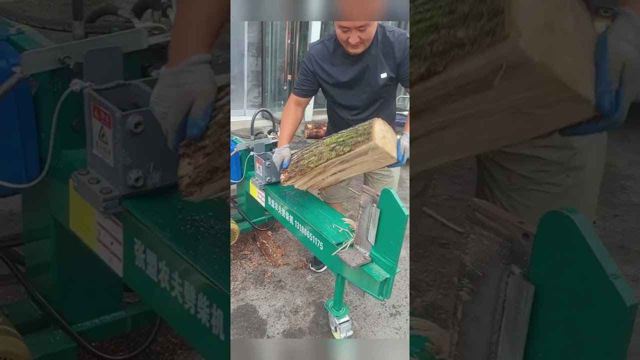 small household hydraulic wood splitter machine
