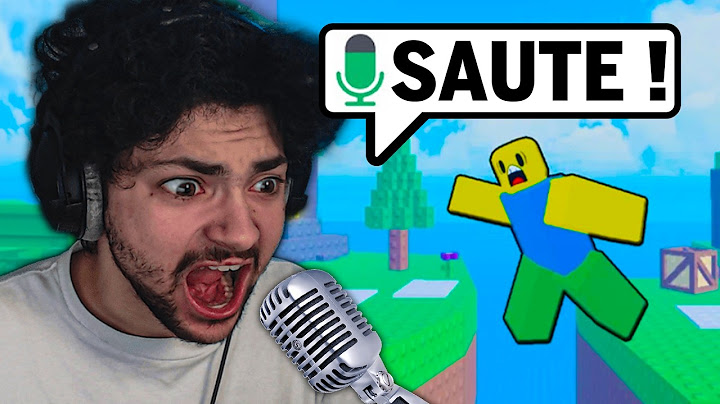 Roblox MAIS Crier Te Fait Sauter (Voice control)