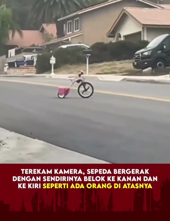 terekam kamera sepeda bergerak sendiri #horrorstory #hantu #kisahmistis #horrorstories #kisahnyata