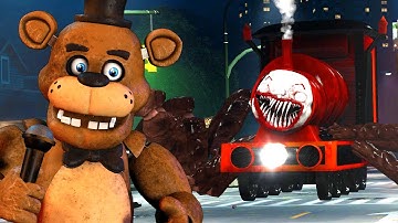 CHOO CHOO CHARLES VS Armored Truck in Gmod! (Garry