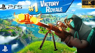 PS5 Fortnite Gameplay| Victory Royale | 4K HDR 60FPS | Solo Gameplay | Glitch Gaming