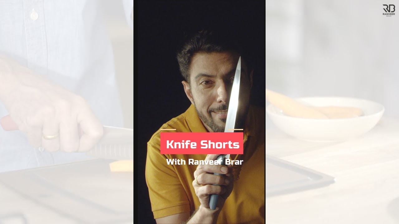 Types of Knife Blades & their uses | knife basics #Shorts | Chef Ranveer Brar