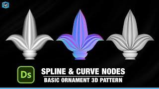 Creating Ornamental 3D Patterns in Substance Designer with Spline & Curve Nodes | shift 4 cube
